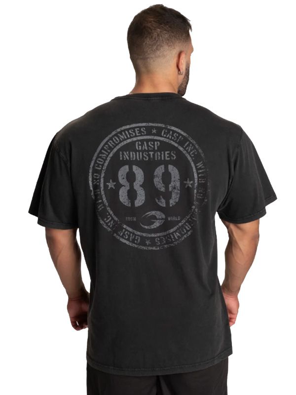 Gasp 89 Original Tee - Washed Black