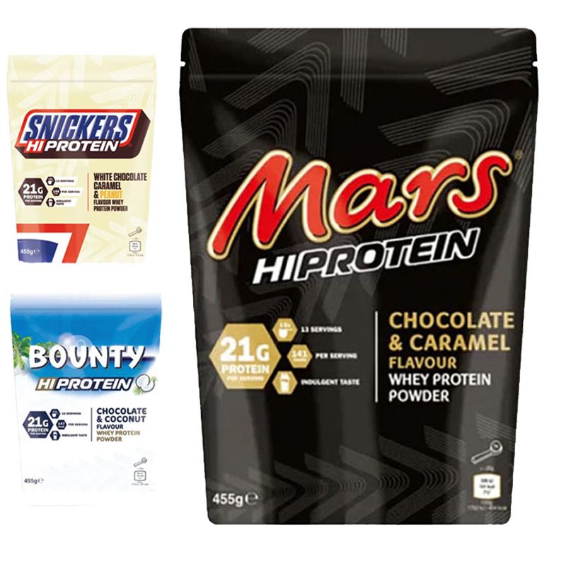 Mars/Snickers Protein Powder 455g - 2-pakk