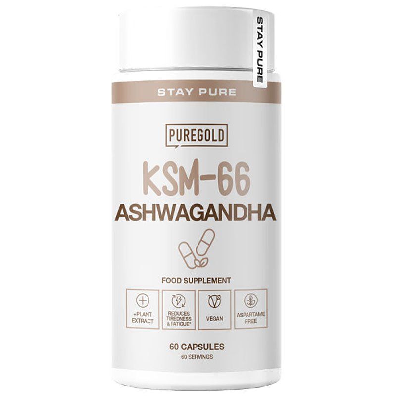 Pure Gold KSM-66 Ashwagandha 60 Caps