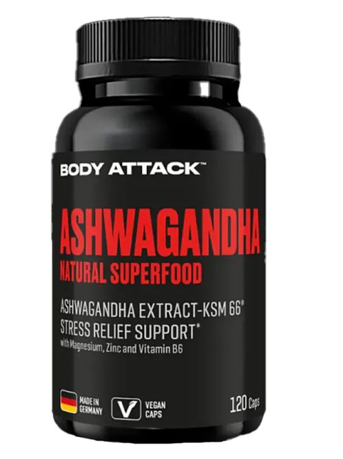 Hovedbilde Body Attack Ashwagandha 120 kapsler